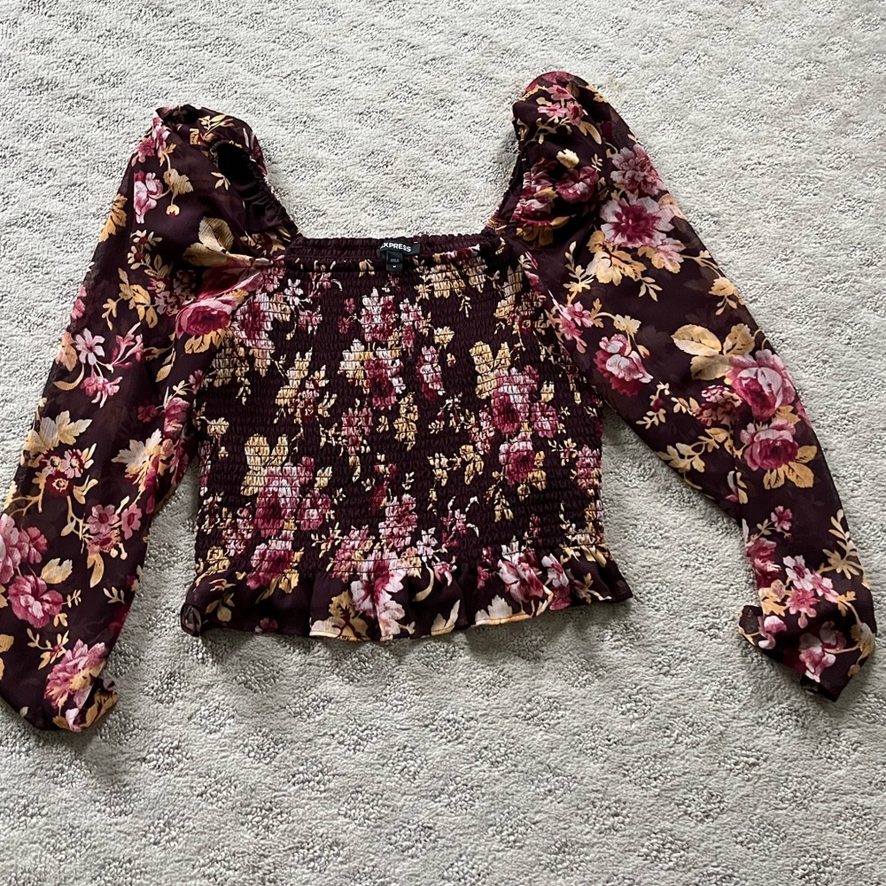 Express Floral Shirt